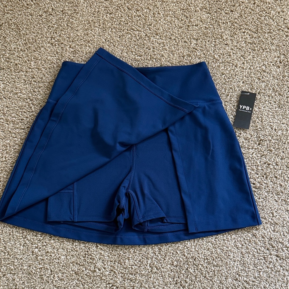 Abercrombie & Fitch Navy Blue Mini Skirt - Picture 3 of 4